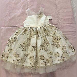 Elegant Floral Embroidered Dress